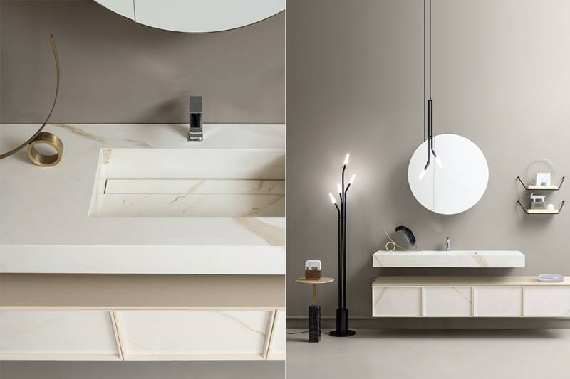 salle de bain design gamme italienne à bandol dans le Var
